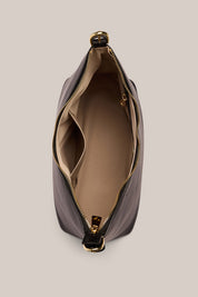 Harper Black Leather Hobo