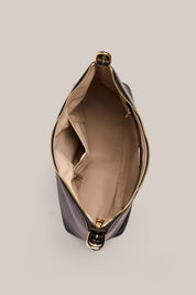 Harper Large Black Leather Hobo