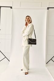 Tessa Black Trio Crossbody