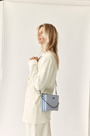Tessa Baby Blue Trio Crossbody