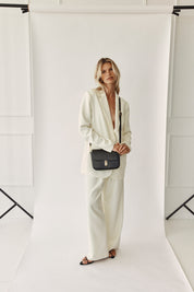 Carly Black Square Crossbody