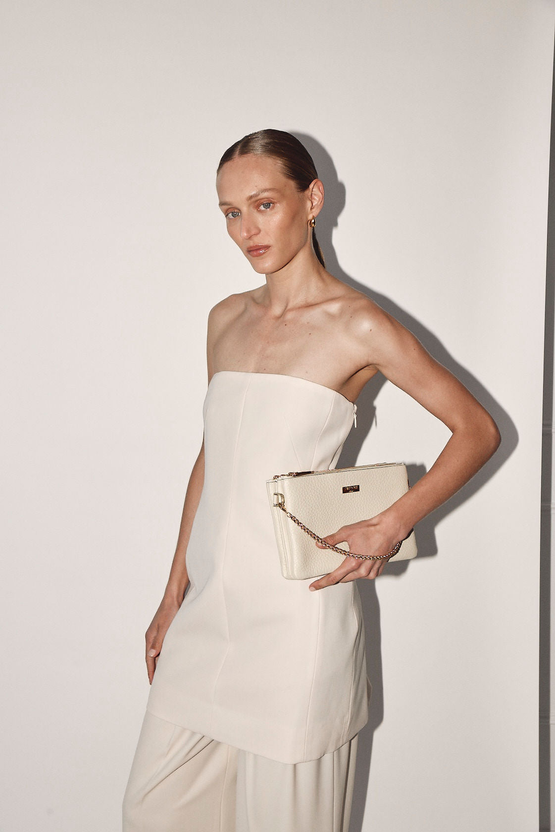 Tessa Cream Trio Crossbody