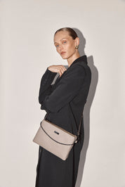 Tessa Taupe Trio Crossbody
