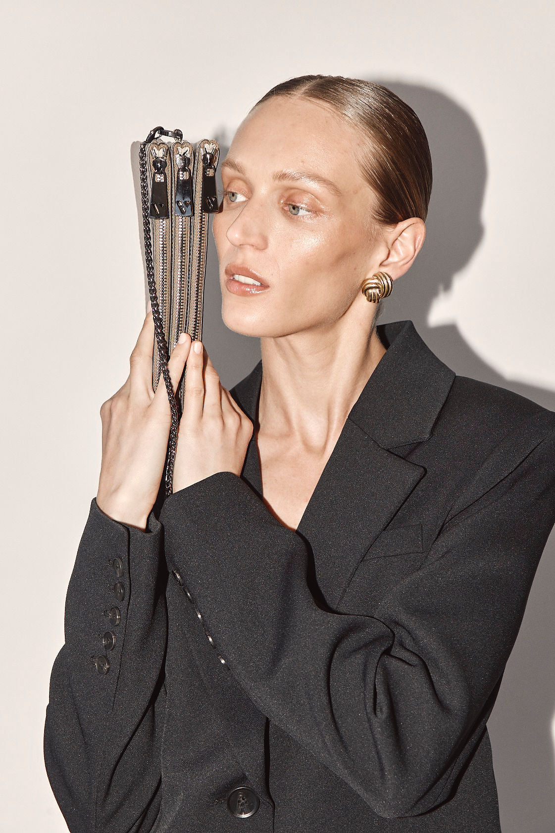 Tessa Taupe Trio Crossbody