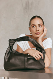 Allegra Dark Chocolate Knot Crescent