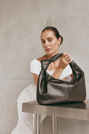 Allegra Dark Chocolate Knot Crescent