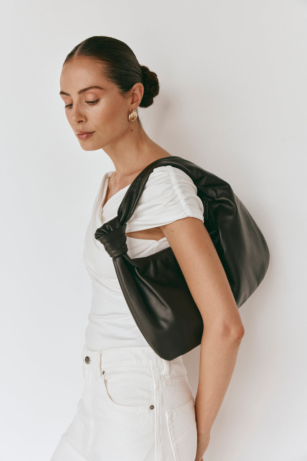 Allegra Dark Chocolate Knot Crescent