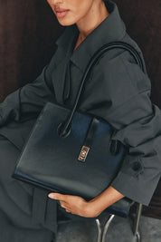 Ava Structured Leather Tote - Slightly Imperfect