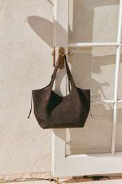 Romy Resort Shopper Tote Dark Chocolate
