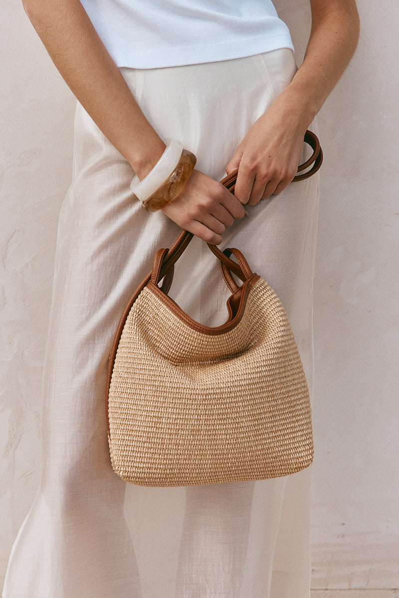 Bella Mini Resort 2-in-1 Convertible Backpack Tan