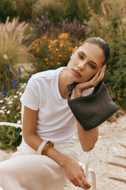 Jess Mini Resort Pouch Dark Chocolate
