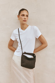 Jess Mini Resort Pouch Dark Chocolate