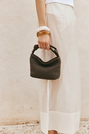 Jess Mini Resort Pouch Dark Chocolate