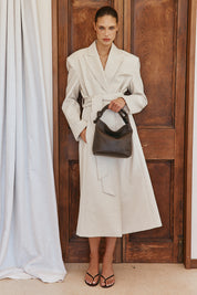 Jess Leather Pouch Dark Chocolate