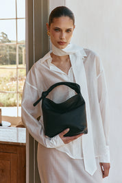 Jess Leather Pouch Black