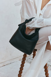 Jess Leather Pouch Black