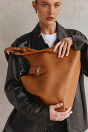 Grace Large Tan East West Tote