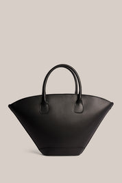 Jamie Black Leather Tote - Slightly Imperfect