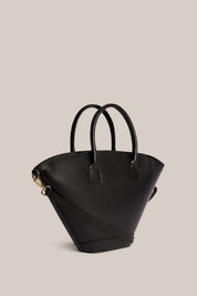 Jamie Black Leather Tote - Slightly Imperfect