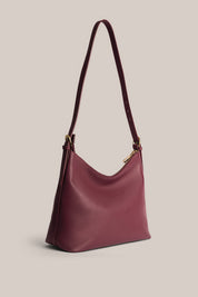 Harper Bordeaux Leather Hobo