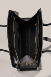 Ava Structured Leather Tote
