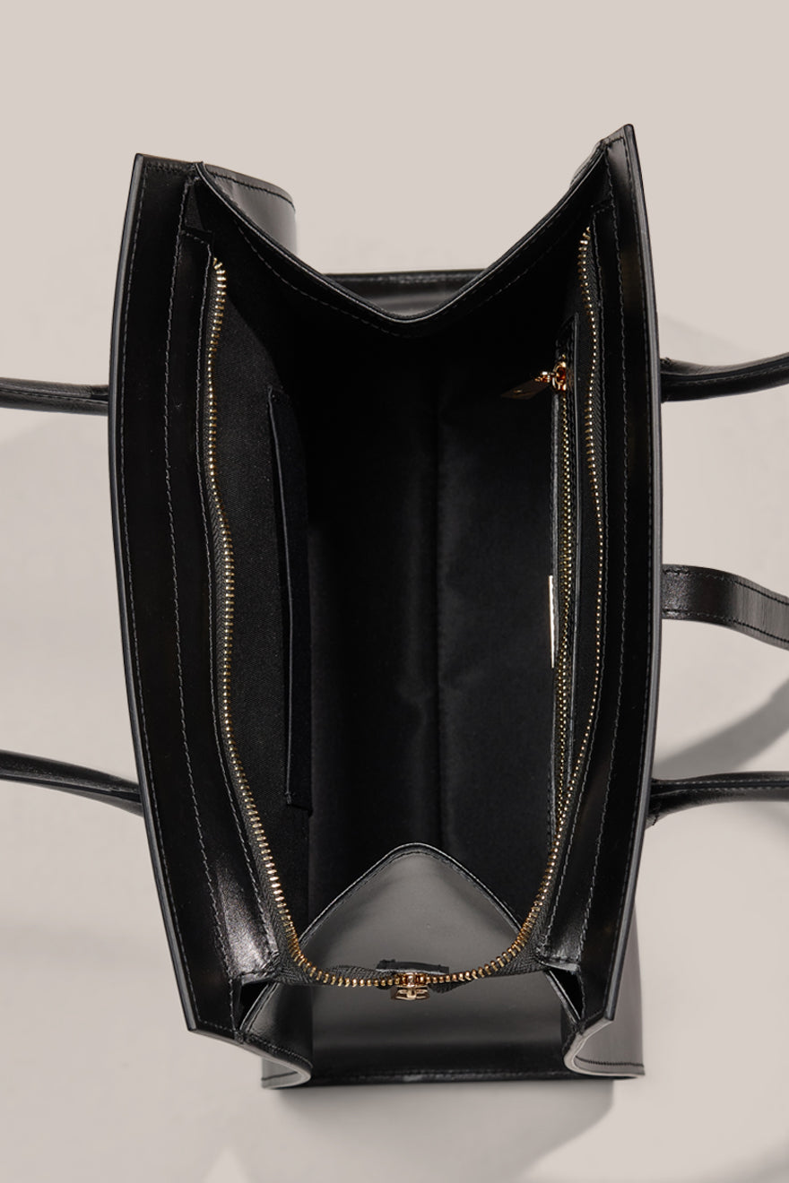 Ava Structured Leather Tote - Slightly Imperfect