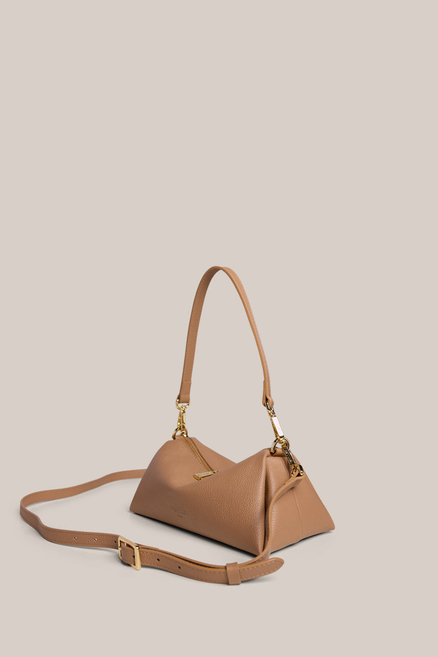 Rita Latte Mini Crossbody Bag