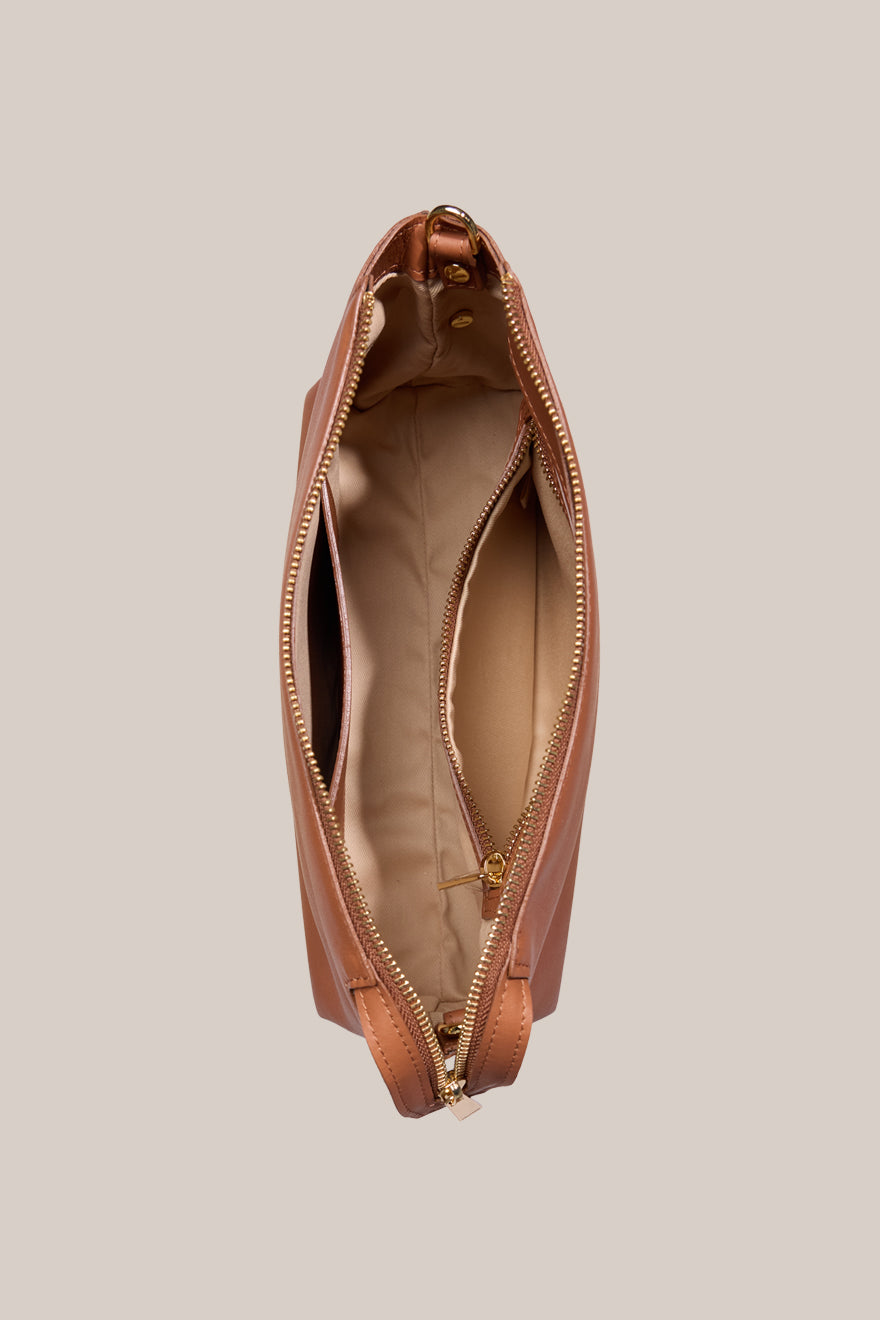 Clara Whiskey Shoulder Crossbody Bag