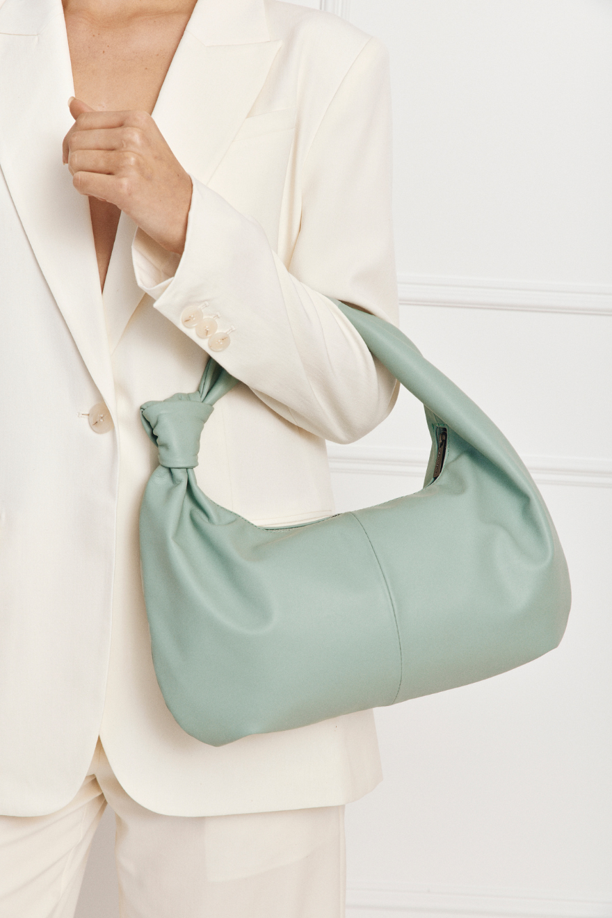 Allegra Seafoam Knot Crescent