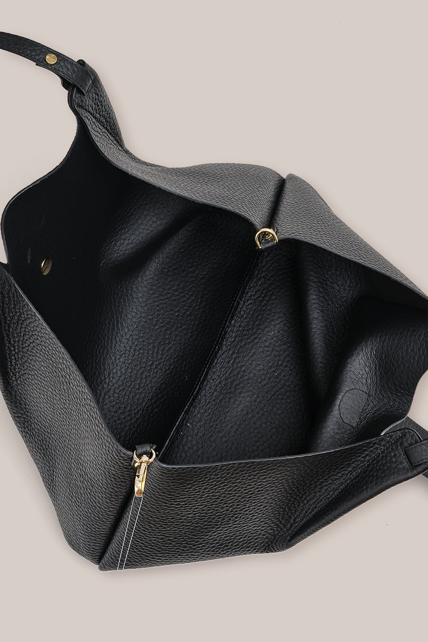 Grace Large Black East West Tote