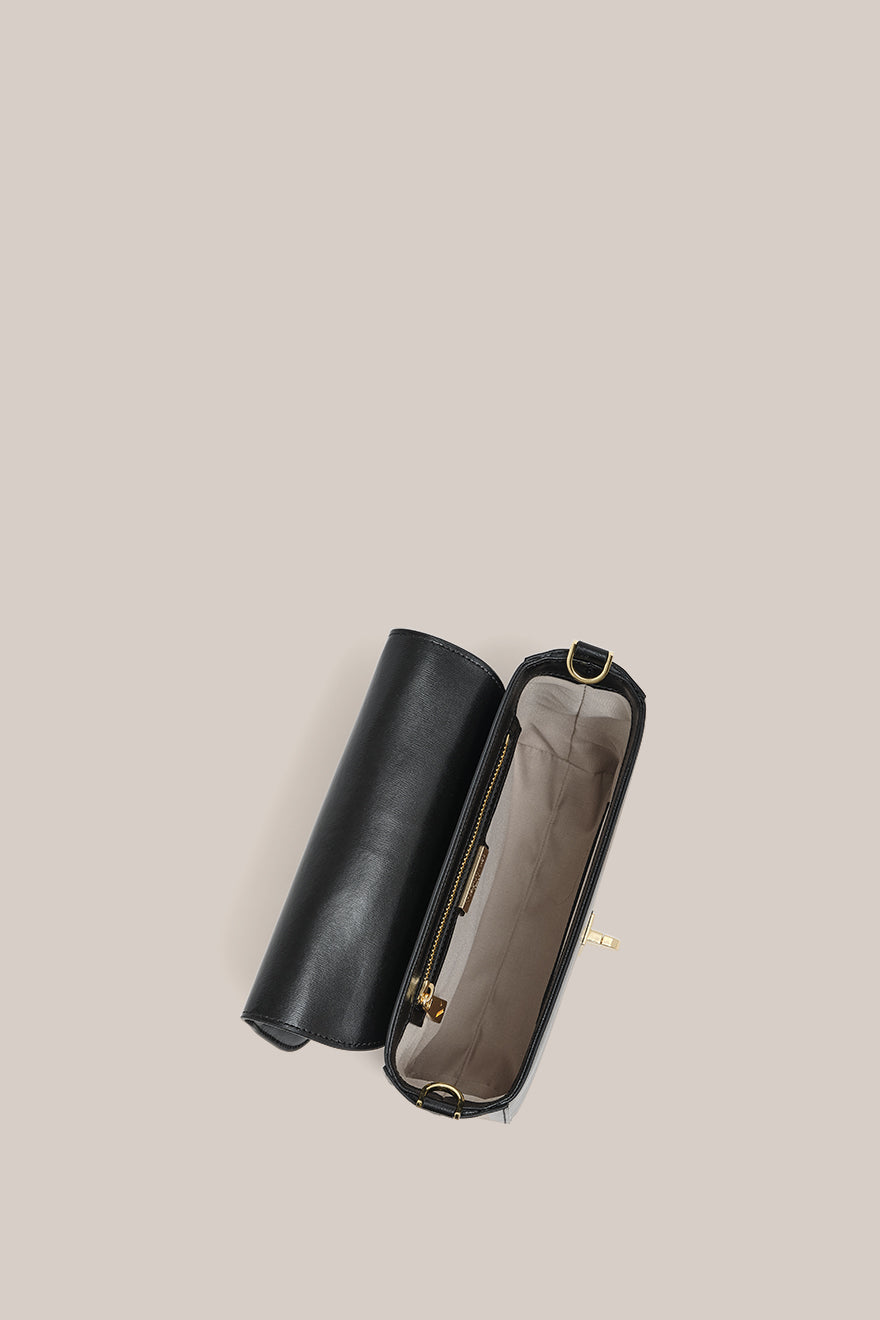 Carly Black Square Crossbody