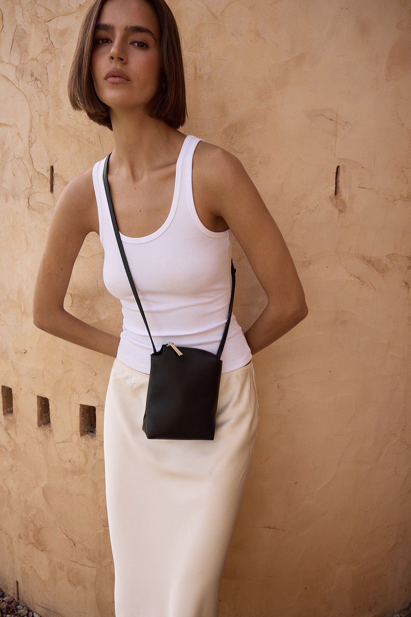 Clara Black Mini Crossbody Bag