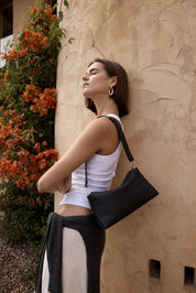 Clara Black Shoulder Crossbody Bag