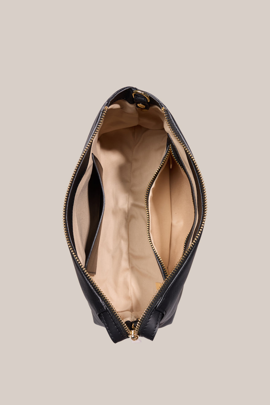 Clara Black Shoulder Crossbody Bag