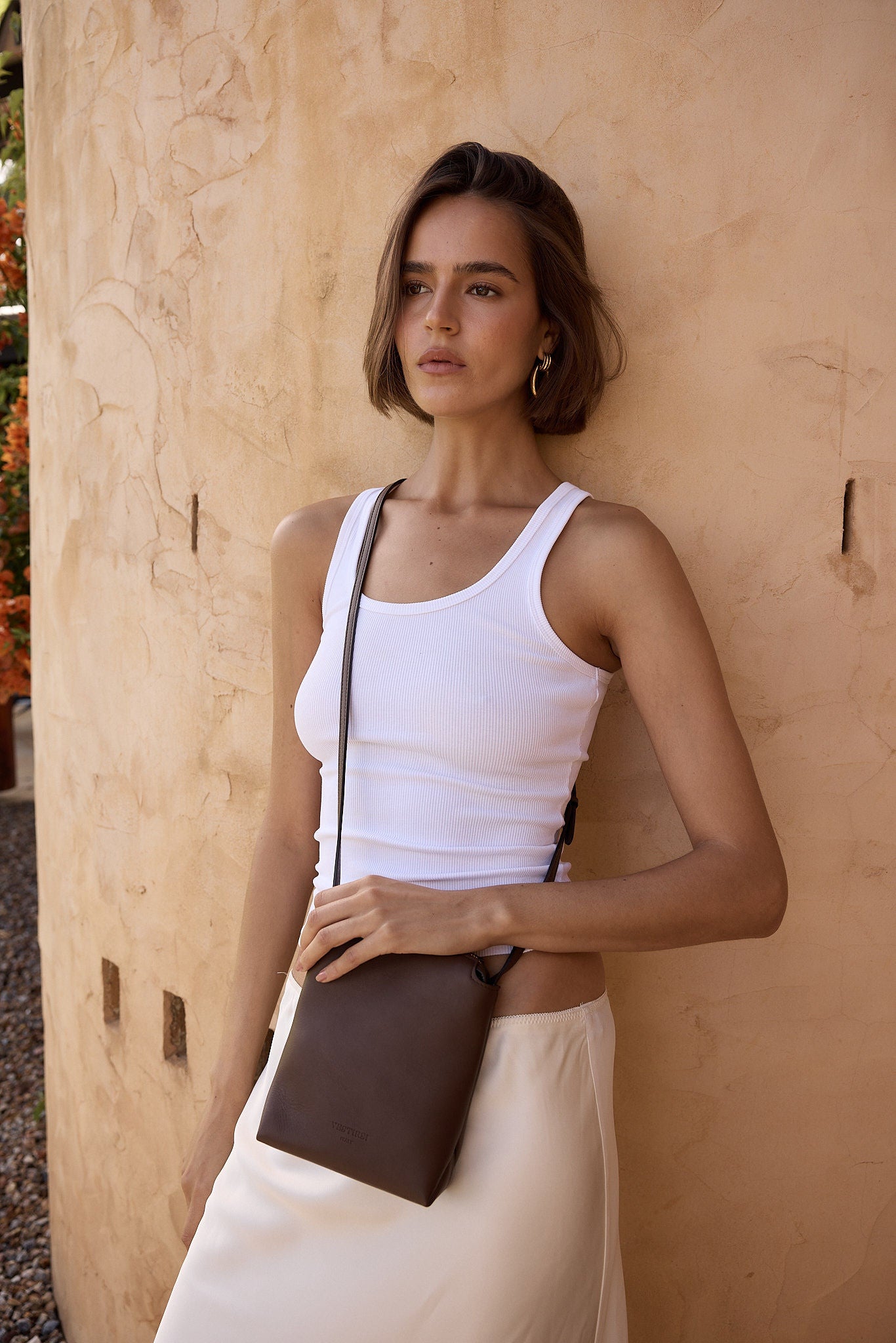 Clara Chocolate Mini Crossbody Bag