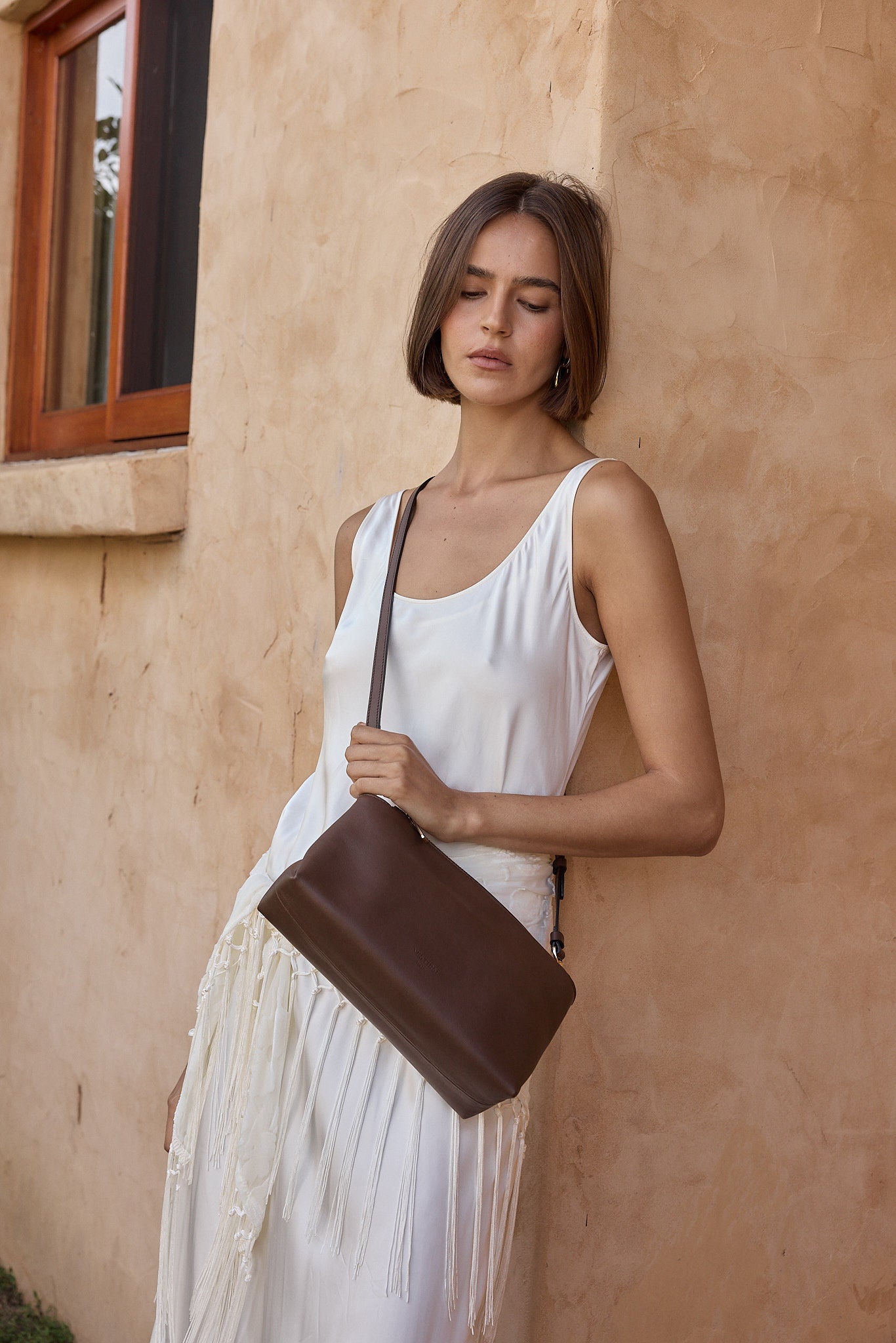 Clara Chocolate Shoulder Crossbody Bag
