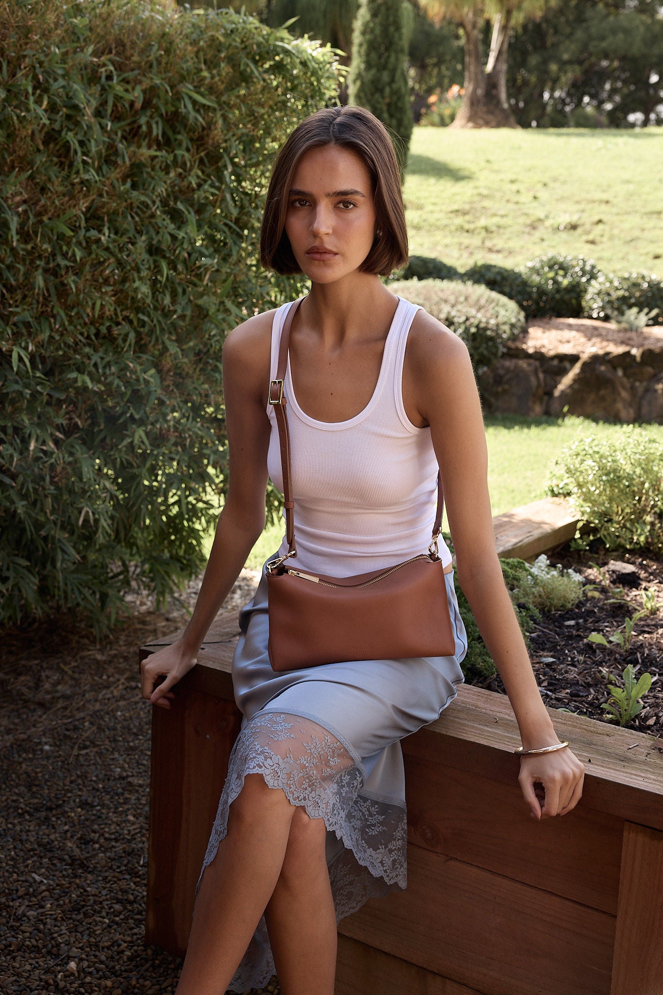 Clara Whiskey Shoulder Crossbody Bag