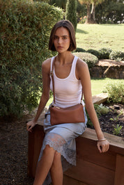 Clara Whiskey Shoulder Crossbody Bag