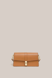 Claudia Camel East West Crossbody