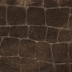 Gia Croc Suede Shoulder Bag Chocolate