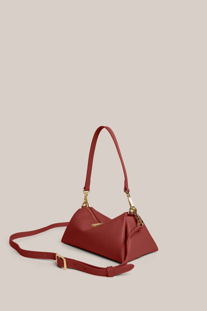 Rita Terracotta Mini Crossbody Bag