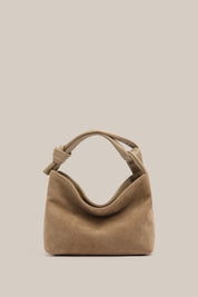 Jess Mini Suede Pouch Brown