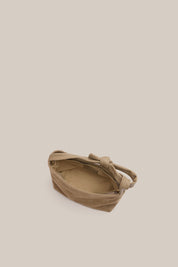 Jess Mini Suede Pouch Brown