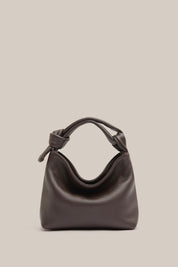 Jess Mini Leather Pouch Dark Chocolate