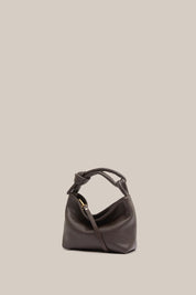 Jess Mini Leather Pouch Dark Chocolate