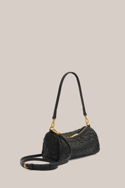 Vivi Woven Shoulder Crossbody Black