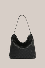 Bianca Woven Hobo Black