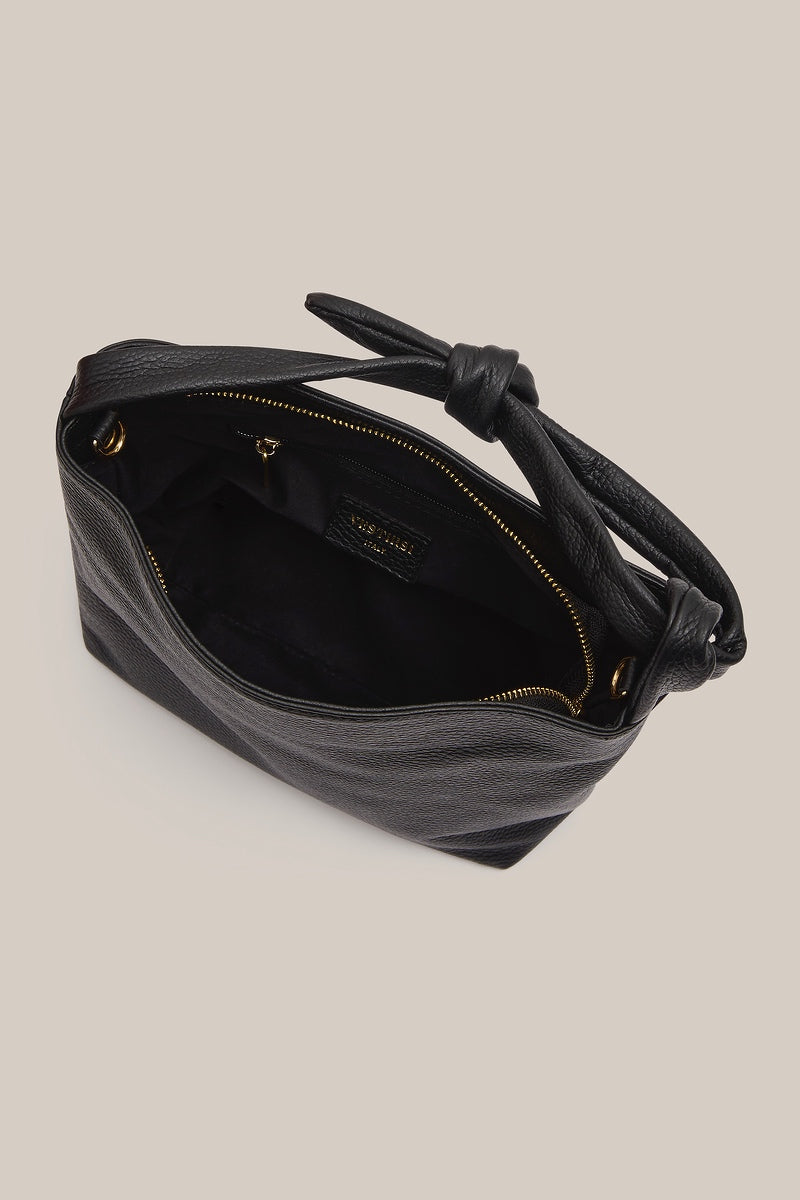 Jess Leather Pouch Black