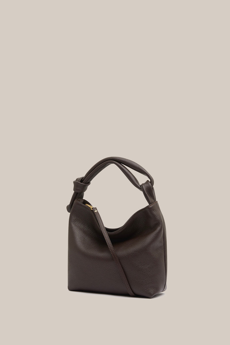 Jess Leather Pouch Dark Chocolate