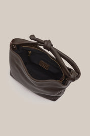 Jess Leather Pouch Dark Chocolate